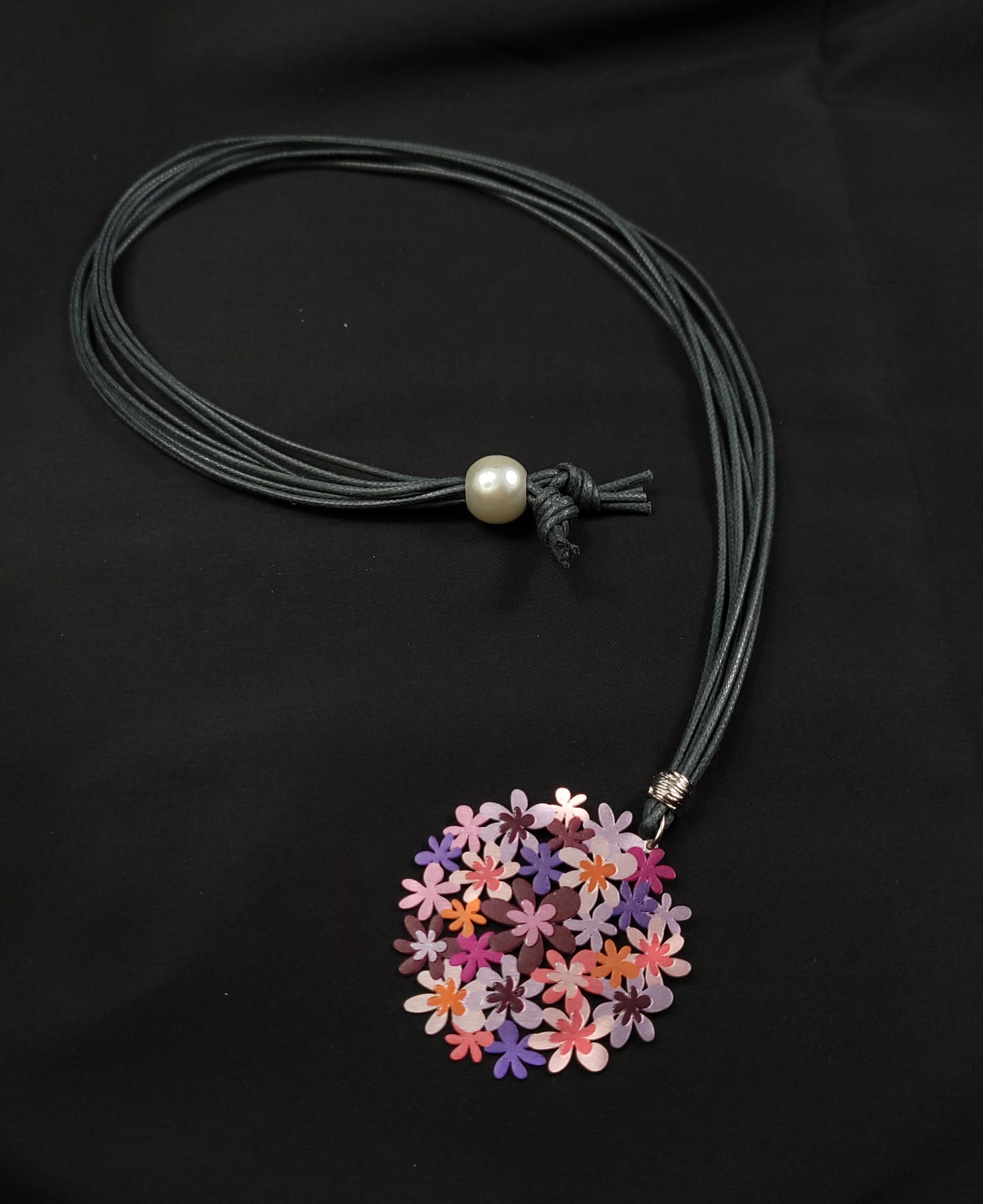 Necklace Ortensia Purple NE-116