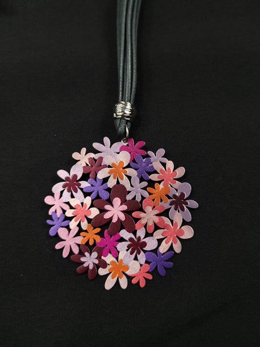 Necklace Ortensia Purple NE-116