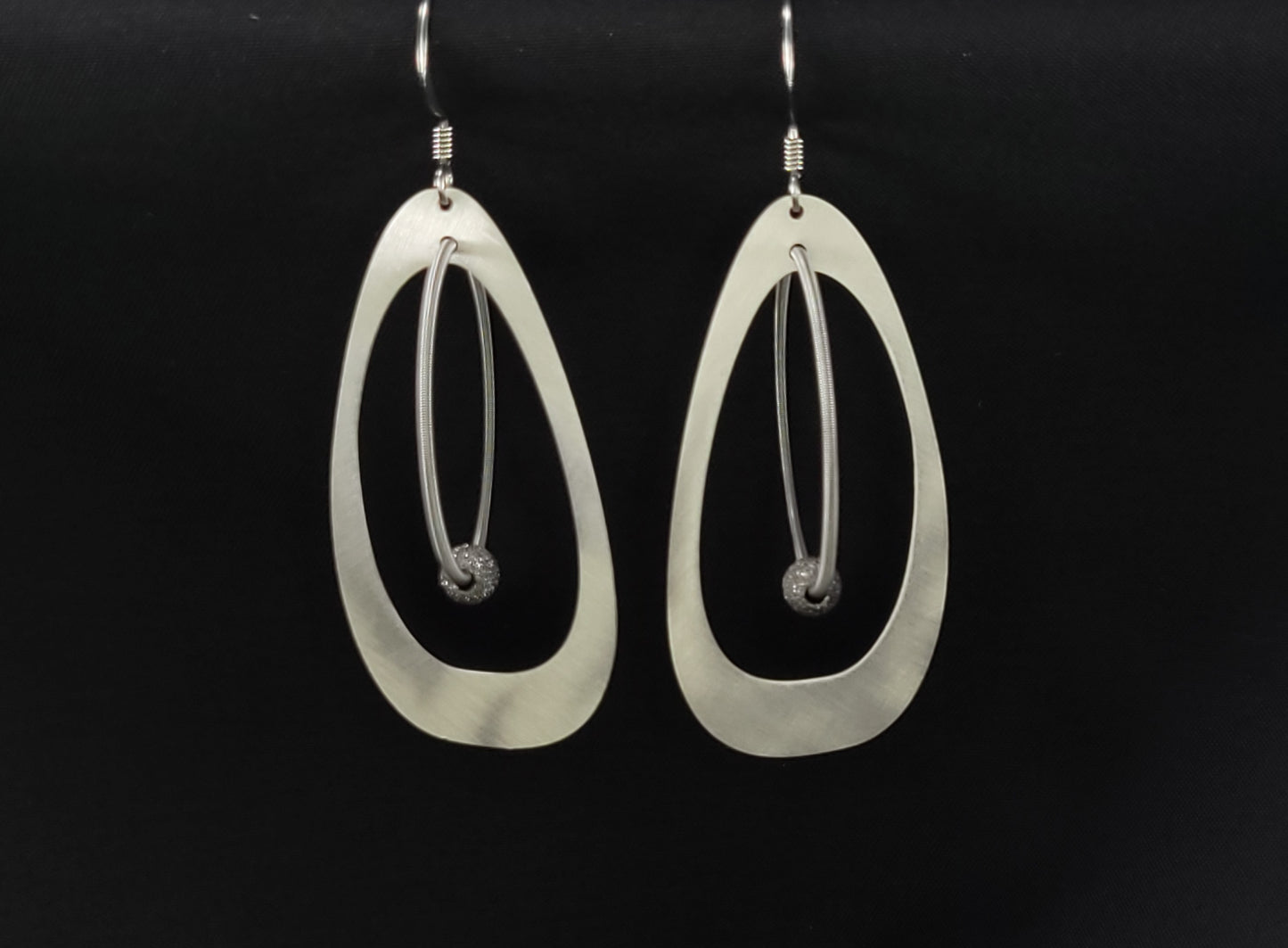 Earrings Malva Silver- Ruthenium EA-164