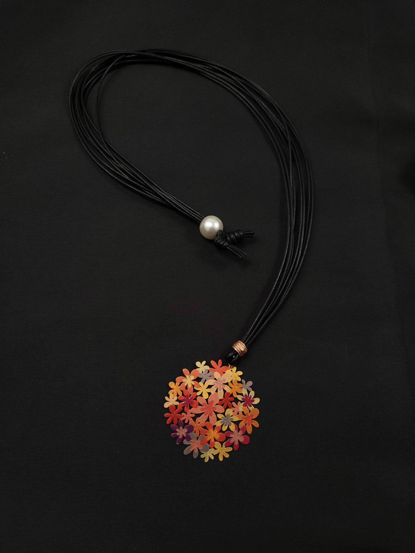 Necklace Ortensia Orange NE-114