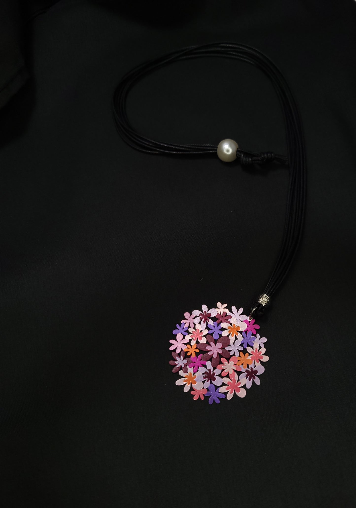 Necklace Ortensia Purple NE-116