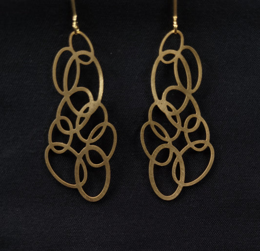 Earrings Petunia Gold  EA-202