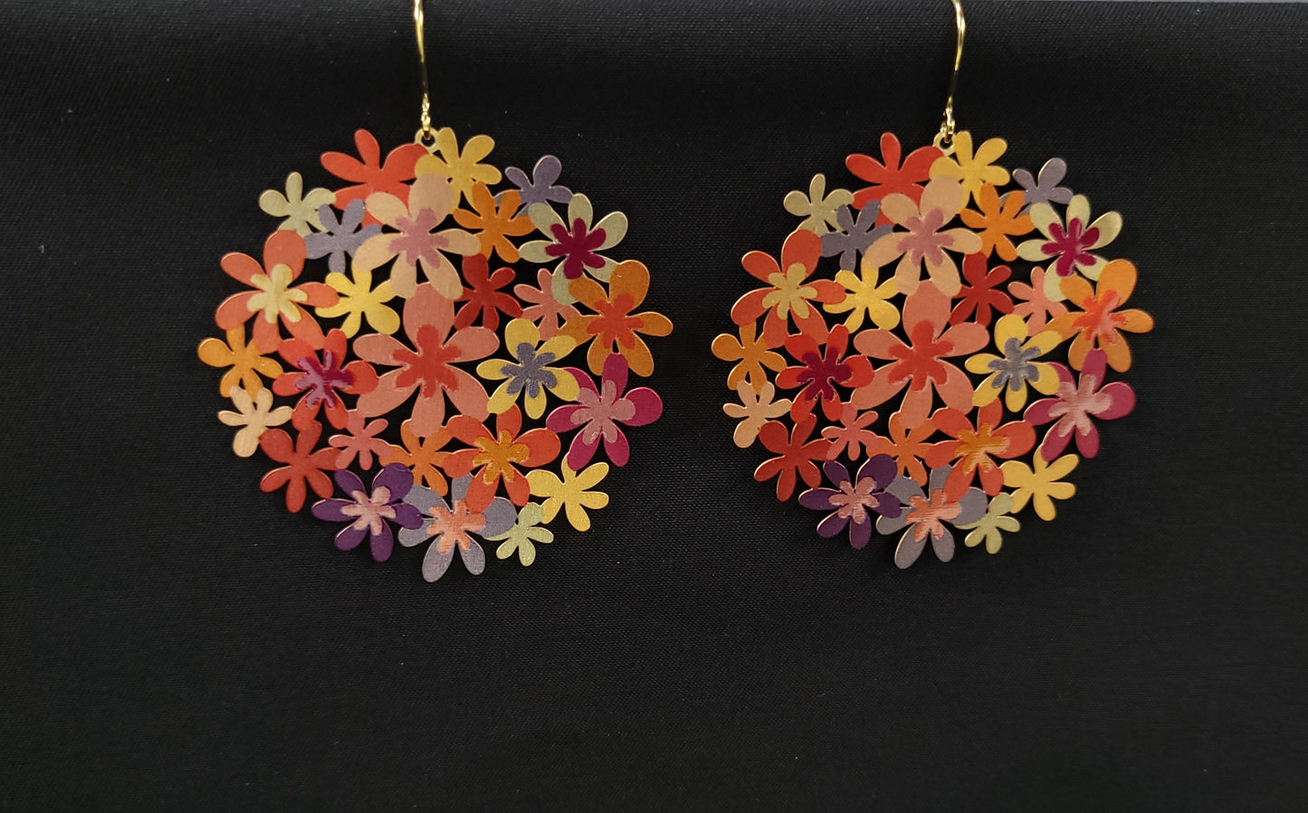 Earrings Ortensia Orange Small EA-114