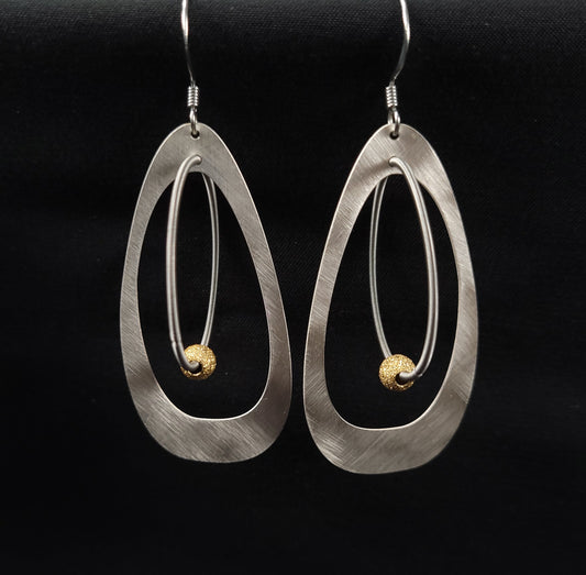 Earrings Malva Silver - Gold EA-161